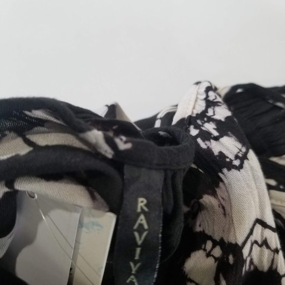 Raviya Black Swimsuit Tie-Dye-Print Swim Cover-up - Picture 7 of 9